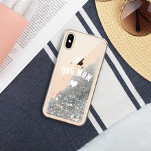 Load image into Gallery viewer, Buy online Premium Quality Dog Mom - Heart - Liquid Glitter Phone Case - Gift Idea - #dogmomtreats - Dog Mom Treats