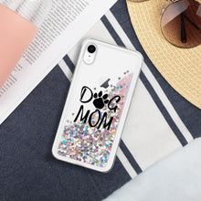 Load image into Gallery viewer, Buy online Premium Quality Dog Mom - Paw - Liquid Glitter Phone Case - Gift Idea - #dogmomtreats - Dog Mom Treats