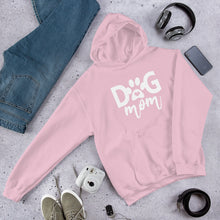 Load image into Gallery viewer, Buy online Premium Quality Dog Mom - Paw with Heart - Unisex Hoodie - Dog Mom Gift Idea - #dogmomtreats - Dog Mom Treats