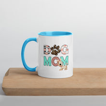 Load image into Gallery viewer, Buy online Premium Quality Dog Mom - Leopard Paw - Mug with Color Inside - Gift Idea - #dogmomtreats - Dog Mom Treats
