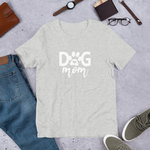Load image into Gallery viewer, Buy online Premium Quality Dog Mom - Heart In Paw - Short-Sleeve Unisex T-Shirt - Gift Idea - #dogmomtreats - Dog Mom Treats