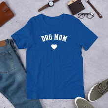 Load image into Gallery viewer, Buy online Premium Quality Dog Mom - Heart - Short-Sleeve Unisex T-Shirt - Gift Idea - #dogmomtreats - Dog Mom Treats