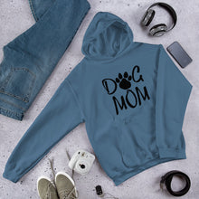 Load image into Gallery viewer, Buy online Premium Quality Dog Mom - Script wiht Paw - Unisex Hoodie - Dog Mom Gift Idea - #dogmomtreats - Dog Mom Treats