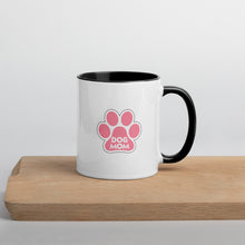 Load image into Gallery viewer, Buy online Premium Quality Dog Mom - Pink Paw - Mug with Color Inside - Gift Idea - #dogmomtreats - Dog Mom Treats