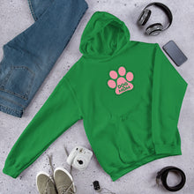Load image into Gallery viewer, Buy online Premium Quality Dog Mom - Large Paw - Unisex Hoodie - Dog Mom Gift Idea - #dogmomtreats - Dog Mom Treats