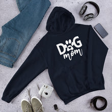 Load image into Gallery viewer, Buy online Premium Quality Dog Mom - Paw with Heart - Unisex Hoodie - Dog Mom Gift Idea - #dogmomtreats - Dog Mom Treats