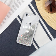 Load image into Gallery viewer, Buy online Premium Quality Dog Mom - Heart - Liquid Glitter Phone Case - Gift Idea - #dogmomtreats - Dog Mom Treats