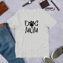 Load image into Gallery viewer, Buy online Premium Quality Dog Mom - Paw - Short-Sleeve Unisex T-Shirt - Gift Idea - #dogmomtreats - Dog Mom Treats