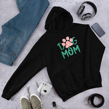Load image into Gallery viewer, Buy online Premium Quality Dog Mom - Giant Paw with Paws - Peach - Unisex Hoodie - Dog Mom Gift Idea - #dogmomtreats - Dog Mom Treats