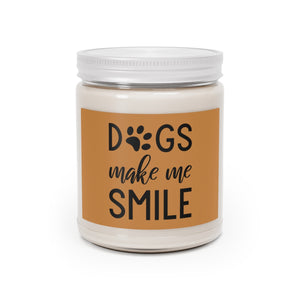 Relaxed Dog - Scented Candles, 9oz - Dogs Make Me Smile - Brown Label