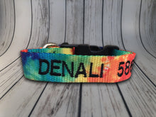 Load image into Gallery viewer, Personalized Dog Collar - PATTERN background - Embroidered With Your Dog&#39;s Name and Phone Number - DogCollarWithName.com
