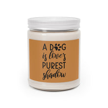 Load image into Gallery viewer, Relaxed Dog - Scented Candles, 9oz - A Dog Is Love&#39;s Purest Shadow - Brown Label
