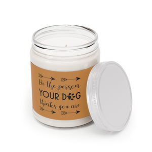 Relaxed Dog - Scented Candles, 9oz - Be The Person Your Dog Thinks You Are - Brown Label