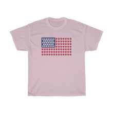 Load image into Gallery viewer, Buy online Premium Quality Paws Up American Flag - Unisex Heavy Cotton Tee - Dog Mom Treats
