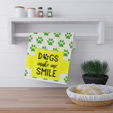 Load image into Gallery viewer, Kitchen Towel - Dogs make me smile
