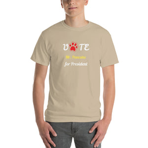 Buy online Premium Quality VOTE for Dog for President - Red Paw - Short Sleeve T-Shirt - Dog Mom Treats