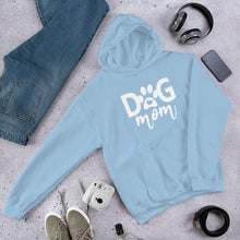 Load image into Gallery viewer, Buy online Premium Quality Dog Mom - Paw with Heart - Unisex Hoodie - Dog Mom Gift Idea - #dogmomtreats - Dog Mom Treats
