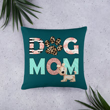 Load image into Gallery viewer, Buy online Premium Quality Dog Mom - Leopard Paw - Basic Pillow - Gift Idea - #dogmomtreats - Dog Mom Treats
