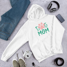 Load image into Gallery viewer, Buy online Premium Quality Dog Mom - Giant Paw with Paws - Peach - Unisex Hoodie - Dog Mom Gift Idea - #dogmomtreats - Dog Mom Treats
