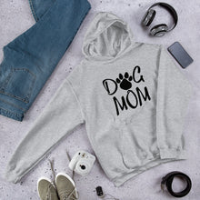 Load image into Gallery viewer, Buy online Premium Quality Dog Mom - Script wiht Paw - Unisex Hoodie - Dog Mom Gift Idea - #dogmomtreats - Dog Mom Treats

