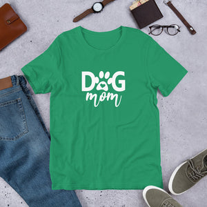 Buy online Premium Quality Dog Mom - Heart In Paw - Short-Sleeve Unisex T-Shirt - Gift Idea - #dogmomtreats - Dog Mom Treats