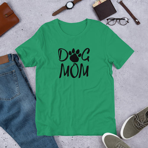 Buy online Premium Quality Dog Mom - Paw - Short-Sleeve Unisex T-Shirt - Gift Idea - #dogmomtreats - Dog Mom Treats