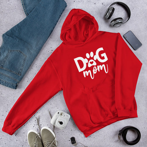 Buy online Premium Quality Dog Mom - Paw with Heart - Unisex Hoodie - Dog Mom Gift Idea - #dogmomtreats - Dog Mom Treats
