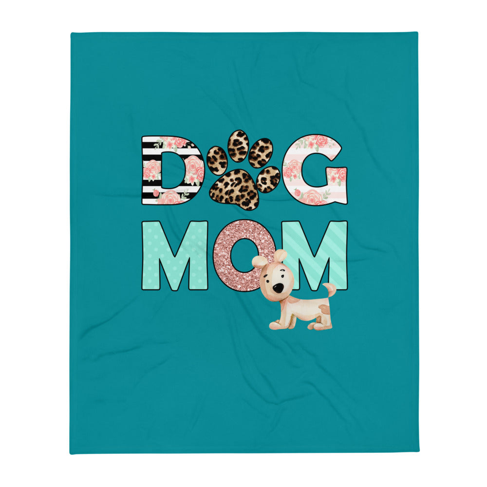 Buy online Premium Quality Dog Mom - Leopard Paw - Throw Blanket - Gift Idea - #dogmomtreats - Dog Mom Treats