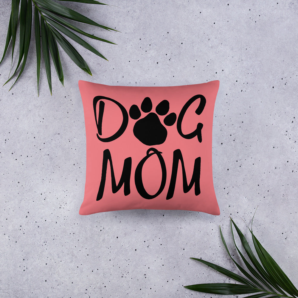 Buy online Premium Quality Dog Mom - Paw - Basic Pillow - Gift Idea - #dogmomtreats - Dog Mom Treats