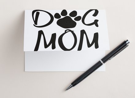 Buy online Premium Quality PAW-bonus-10 Dog Mom - envelope-cards - Dog Mom Treats